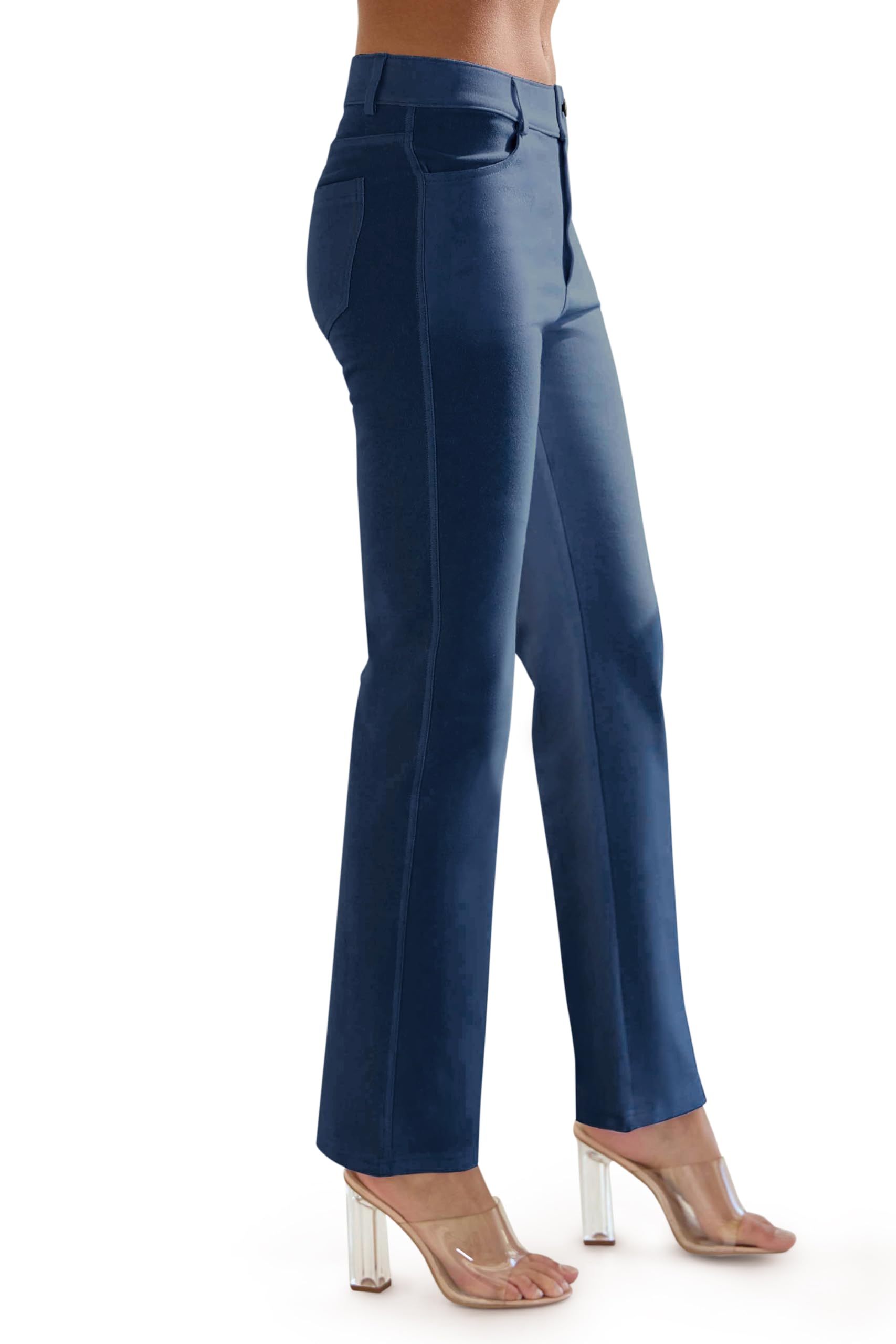 Prolific Health Women's Jean Denim Look Jeggings Straight Leg Many Colors Spandex Leggings Pants S-XXXL
