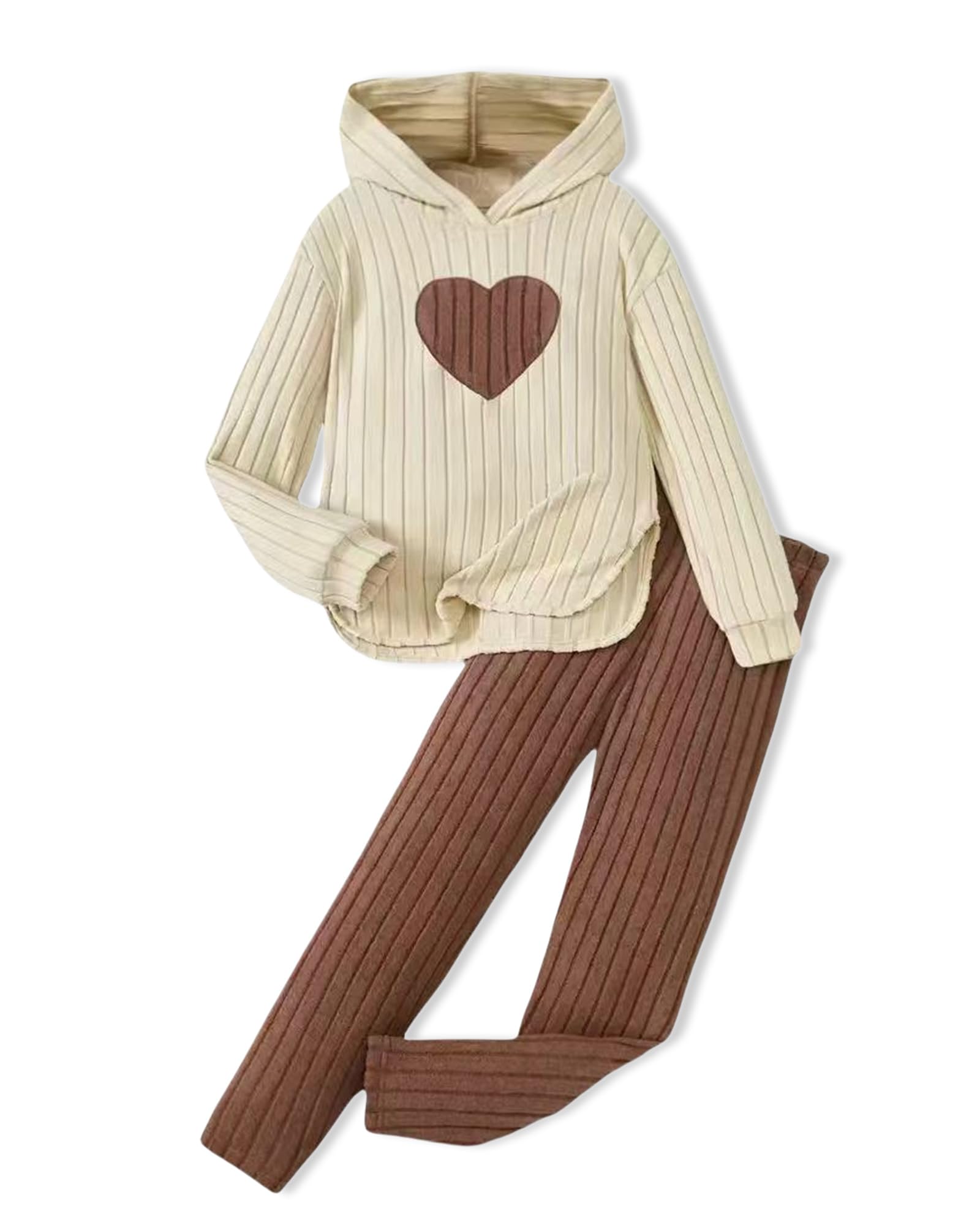 Girls Clothes Fall Girl Outfits 2Pcs Hoodie Pullover Sweatshirt+Pant+Leggings Winter Set for Size 4-8 Years Little Girls