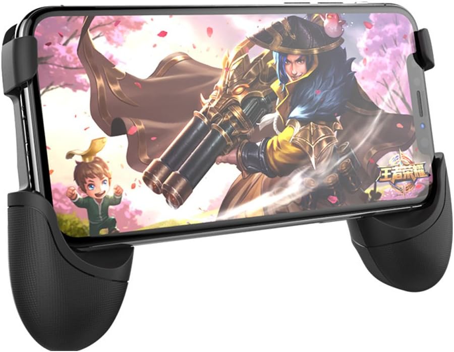 Universal Mobile Game Joystick Spiral Mini Joystick Game Handle Grip Controller Rocker Joypad Foldable Stand Holder for Cellphones (Handle Holder)