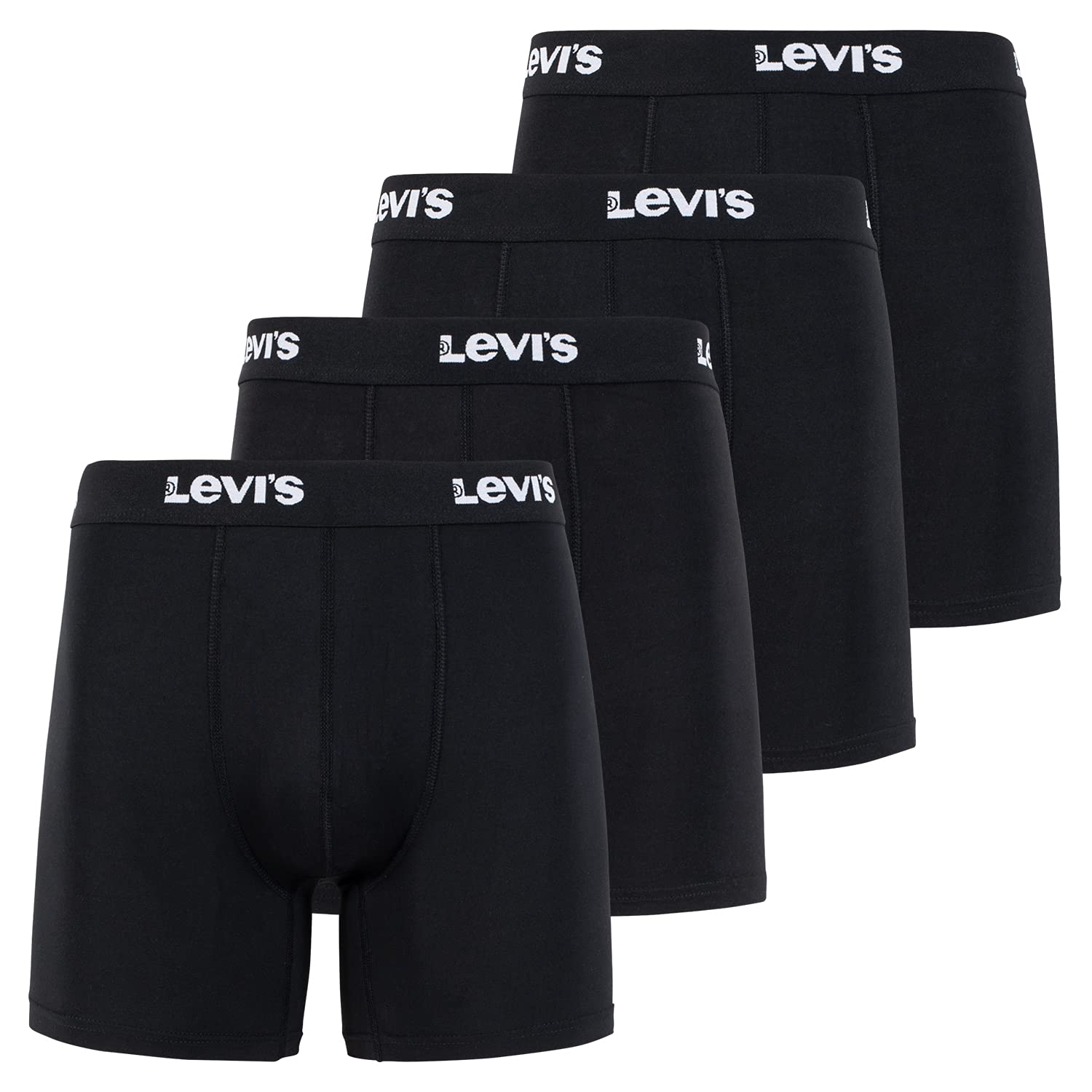 Levi's Mens Underwear Microfiber Boxer Brief for Men Ultra Soft 4 Pack-10