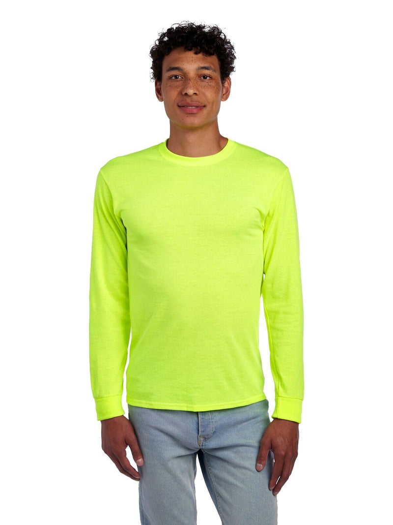 Jerzees Mens Dri-Power Cotton Blend Long Sleeve Tees, Moisture Wicking, Odor Protection, UPF 30+, Sizes S-3x-20