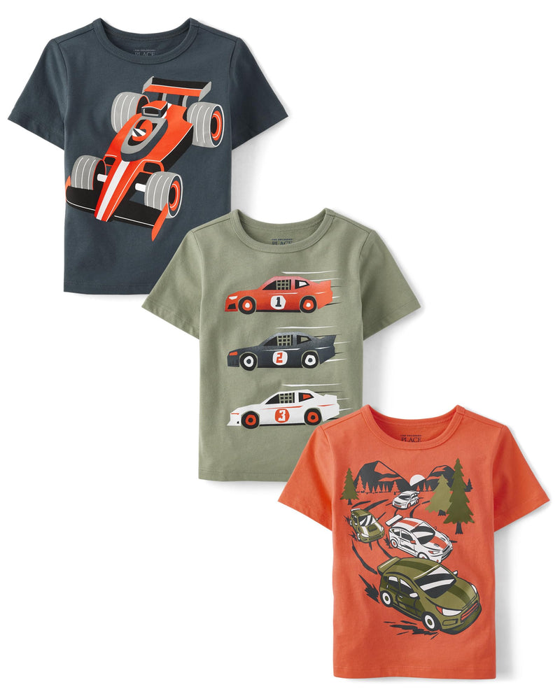 The Children's Place Baby Boys' Graphic T-Shirts (3-Pack)