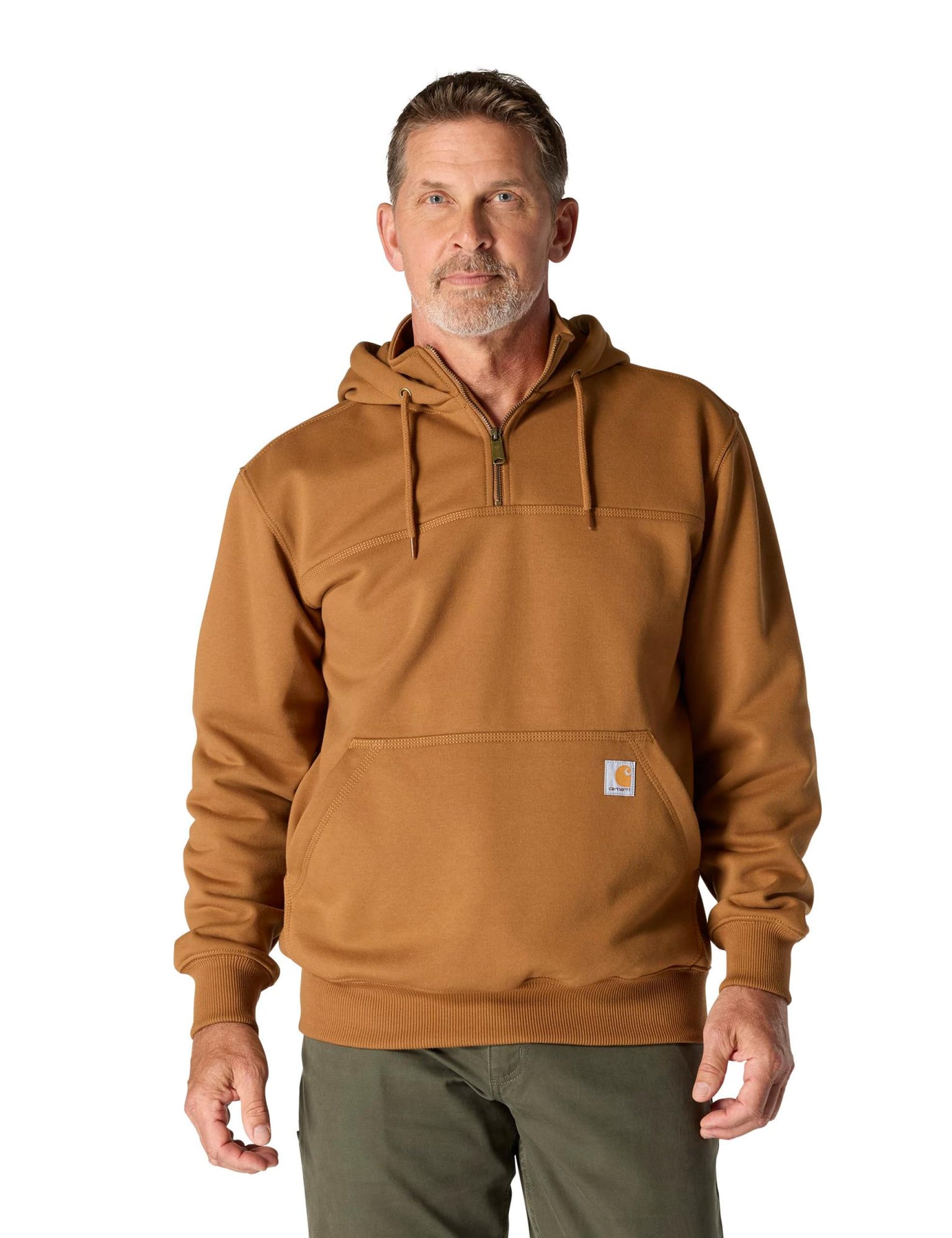 Carhartt mens Rain Defender Loose Fit Heavyweight Quarter-zip Sweatshirt-49