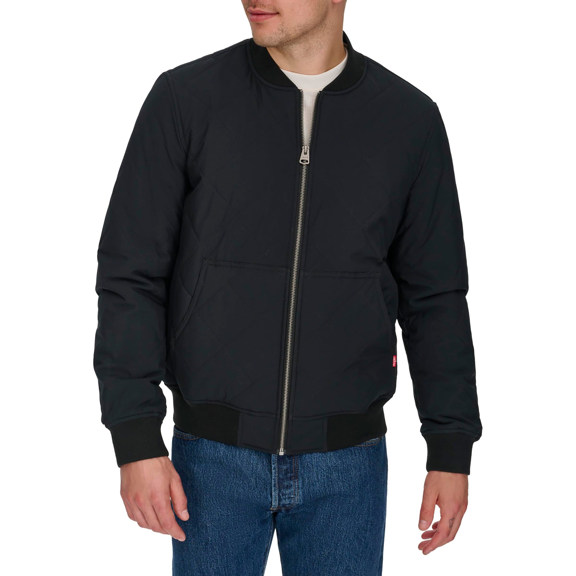 Levi's mens Diamond Quilted Bomber Jacket-79