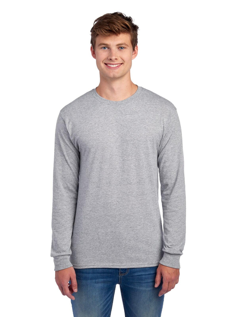 Jerzees Mens Dri-Power Cotton Blend Long Sleeve Tees, Moisture Wicking, Odor Protection, UPF 30+, Sizes S-3x-29