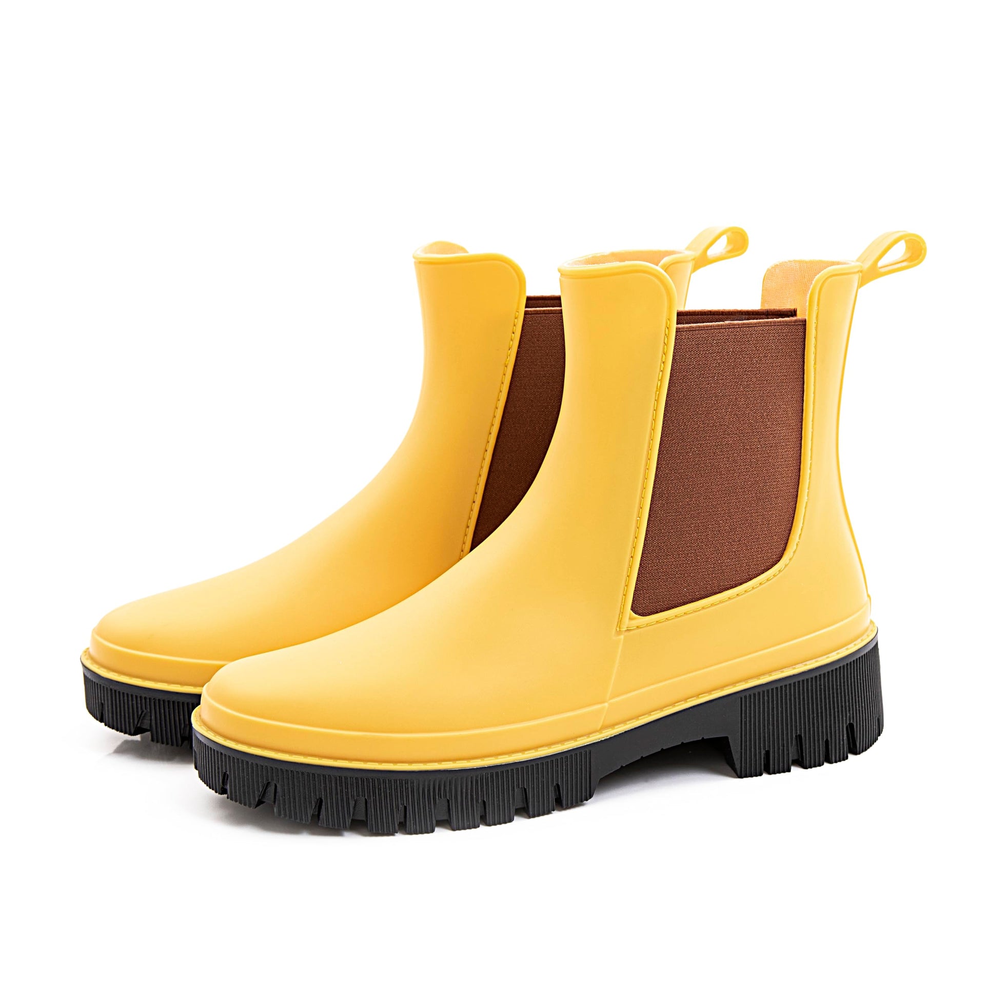 Women's Short Rain Boots Waterproof Chelsea Rain Boots For Ladies