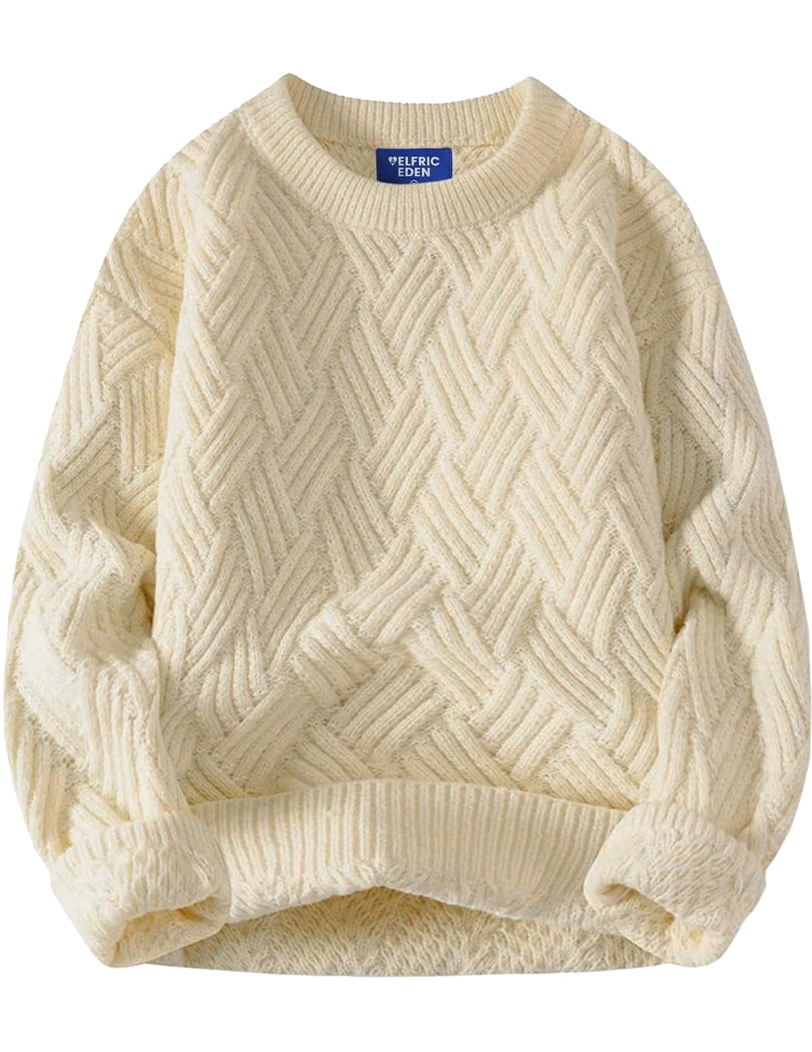 Aelfric Eden Vintage Oversized Sweaters Crewneck Knit Pullover Baggy Loose Casual Cable Sweater 2025 Fall Clothes-23