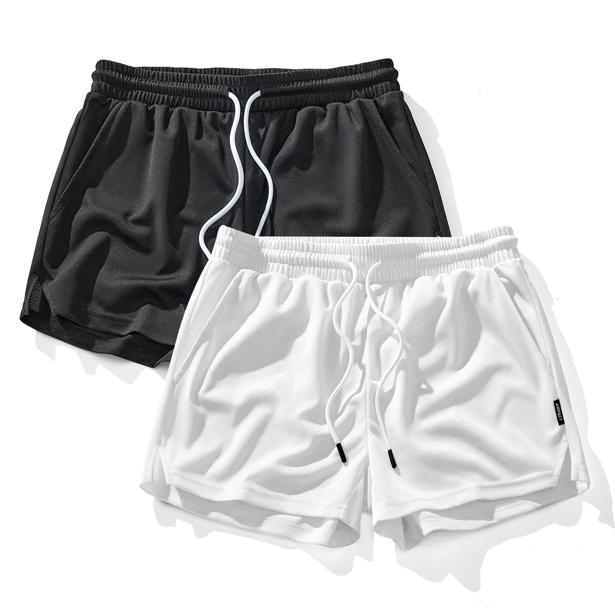 AIMPACT Mens Mesh Running Shorts 3 Inch Quick Dry Lightweight Gym Workout Athletic Shorts for Men with Pockets
