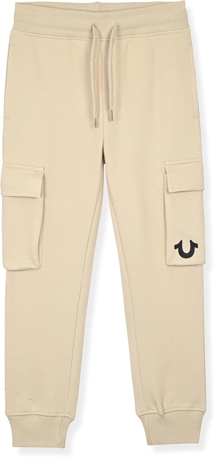 True Religion Boys Sweatshirts and Sweatpants for Kids 2 Piece Clothing Set Fleece Hoodie and Jogger Pants