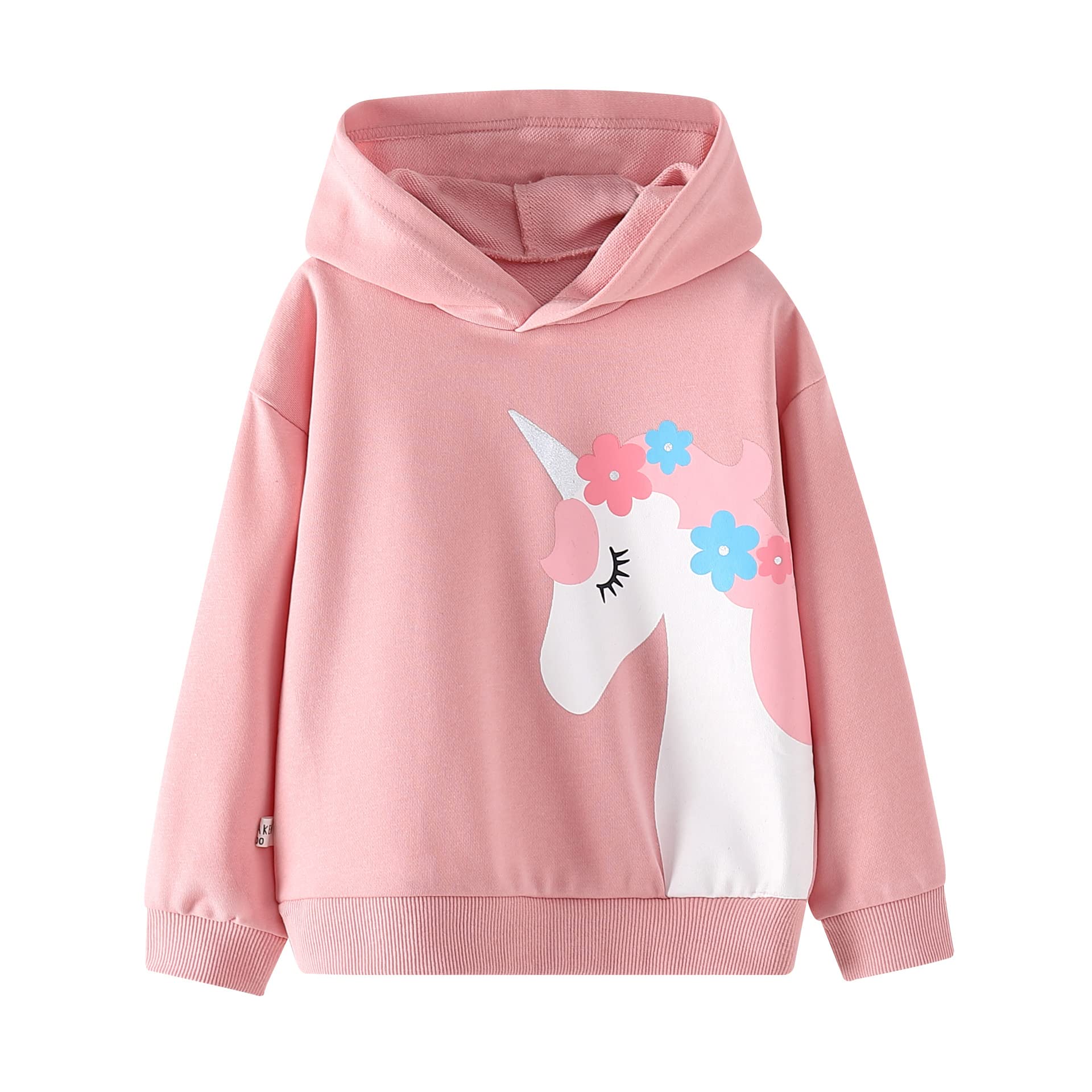 WELAKEN Sweatshirts for Girls Toddler & Kids II Little Girl's Pullover Tops Sweaters & Hoodies-75