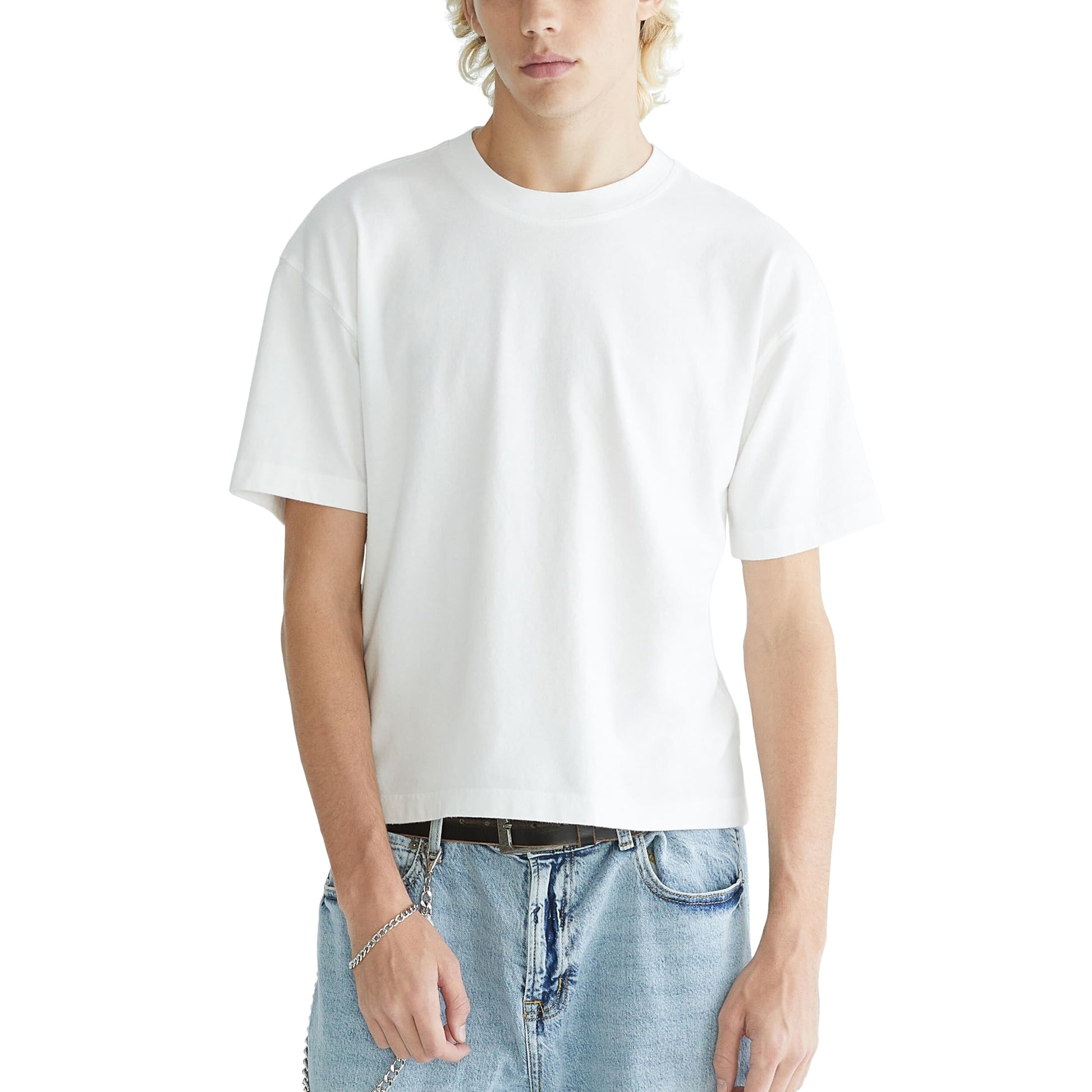 Aeropostale Men's Washed Boxy Fit Crew Tee