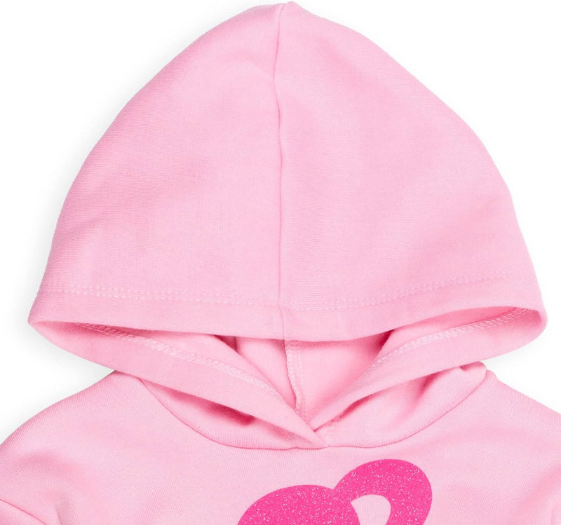 Barbie Girls Fleece Hoodie and Leggings Outfit Set Toddler to Big Kid Sizes (2T - 18-20)