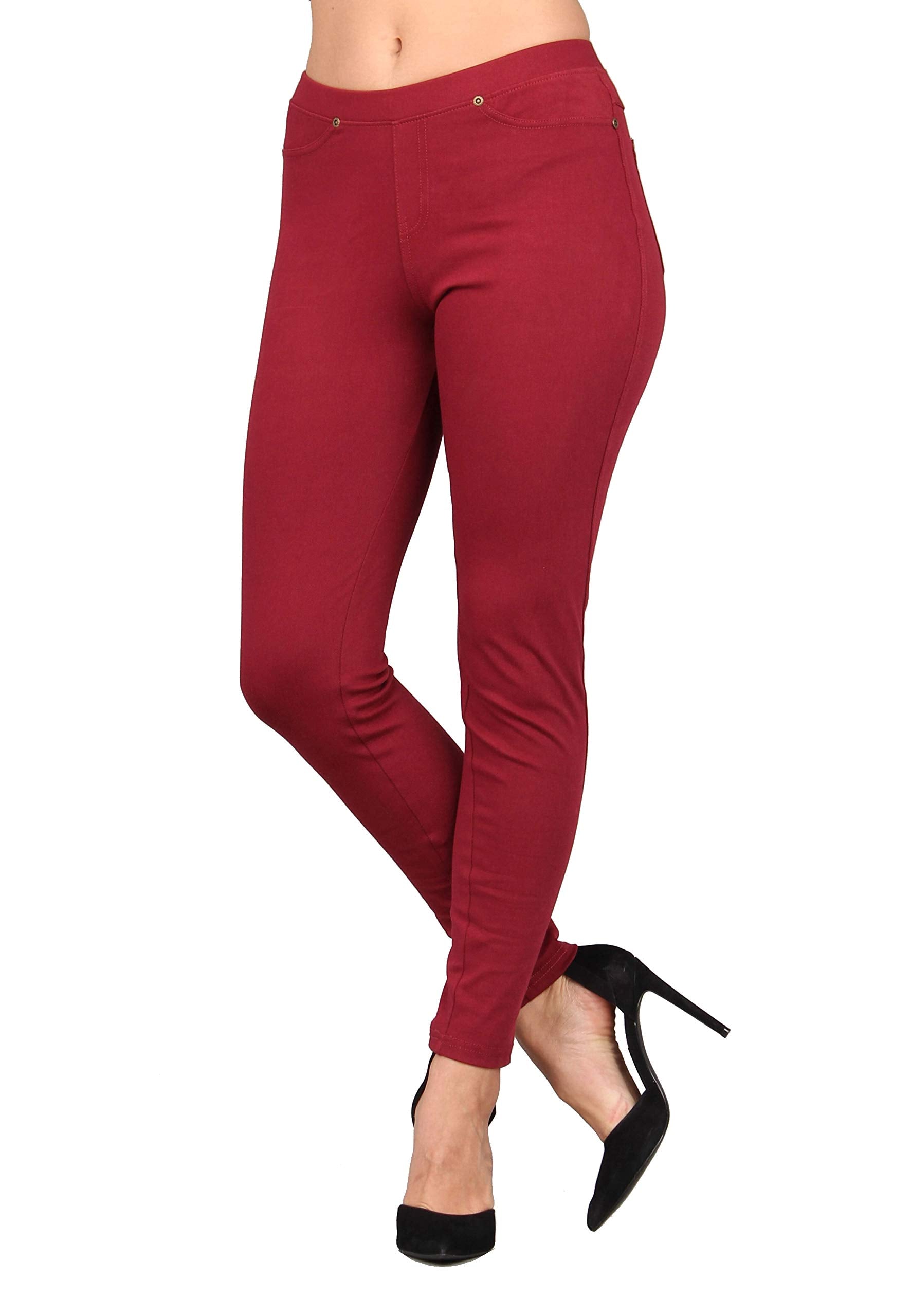 Lildy Women's Denim Jeggings, Stretchable Cotton Blend