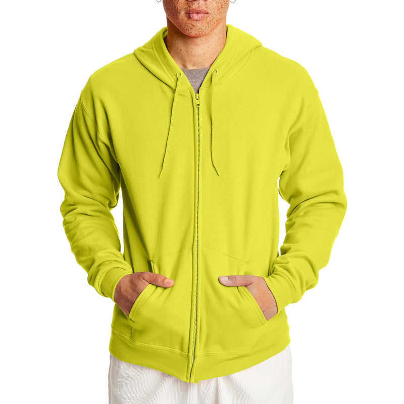 Hanes mens Zip-up Hoodie, Ecosmart Fleece Full-zip Hoodie for Men, Hooded Sweatshirt-78