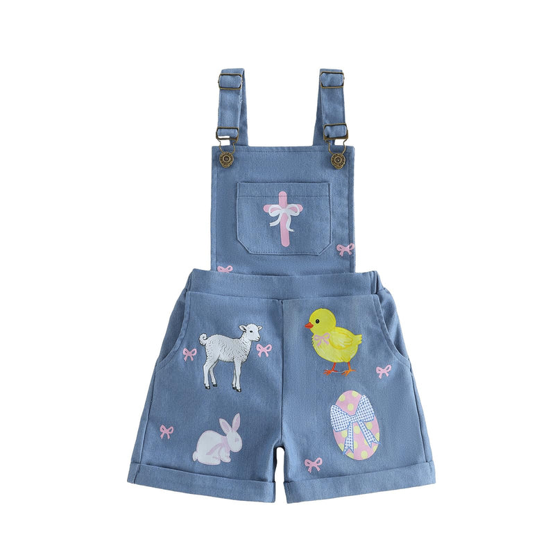 Ayalinggo St Patricks Baby Girl Boy Outfit Toddler St Patricks Lucky Clover Overalls Jeans Shorts Summer Clothes Clothing