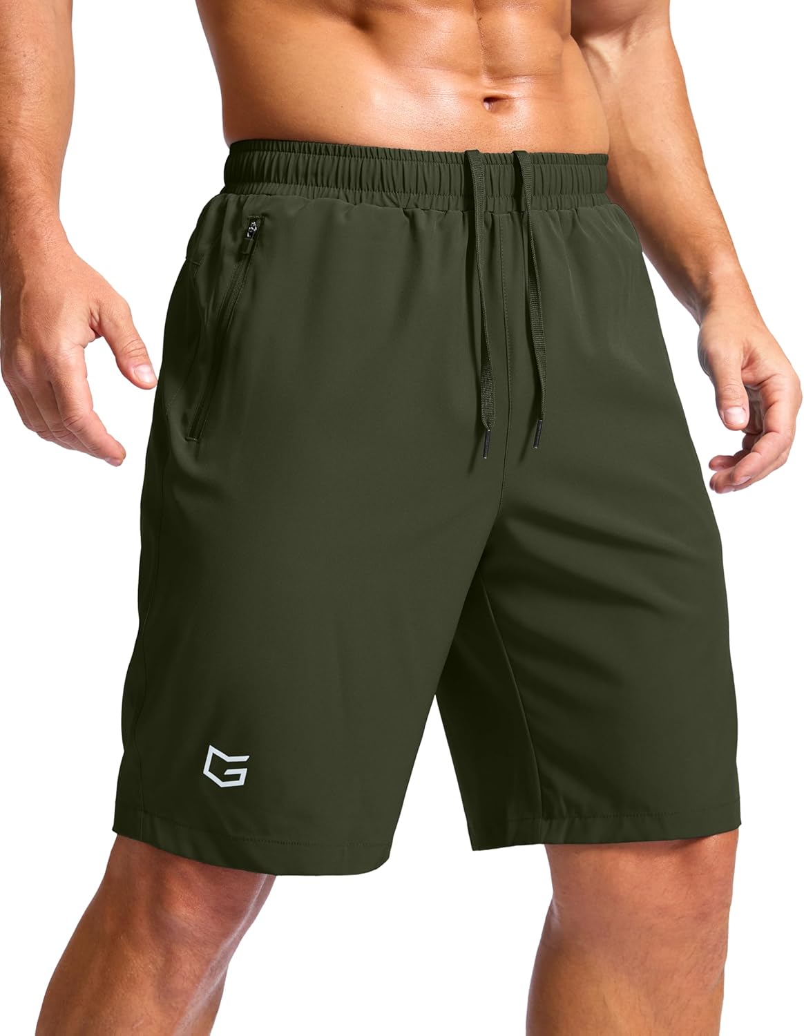 G Gradual Men's Athletic Running Shorts with Zipper Pockets Quick Dry 7"/ 5"/ 9" Workout Gym Shorts for Basketball Hiking-61