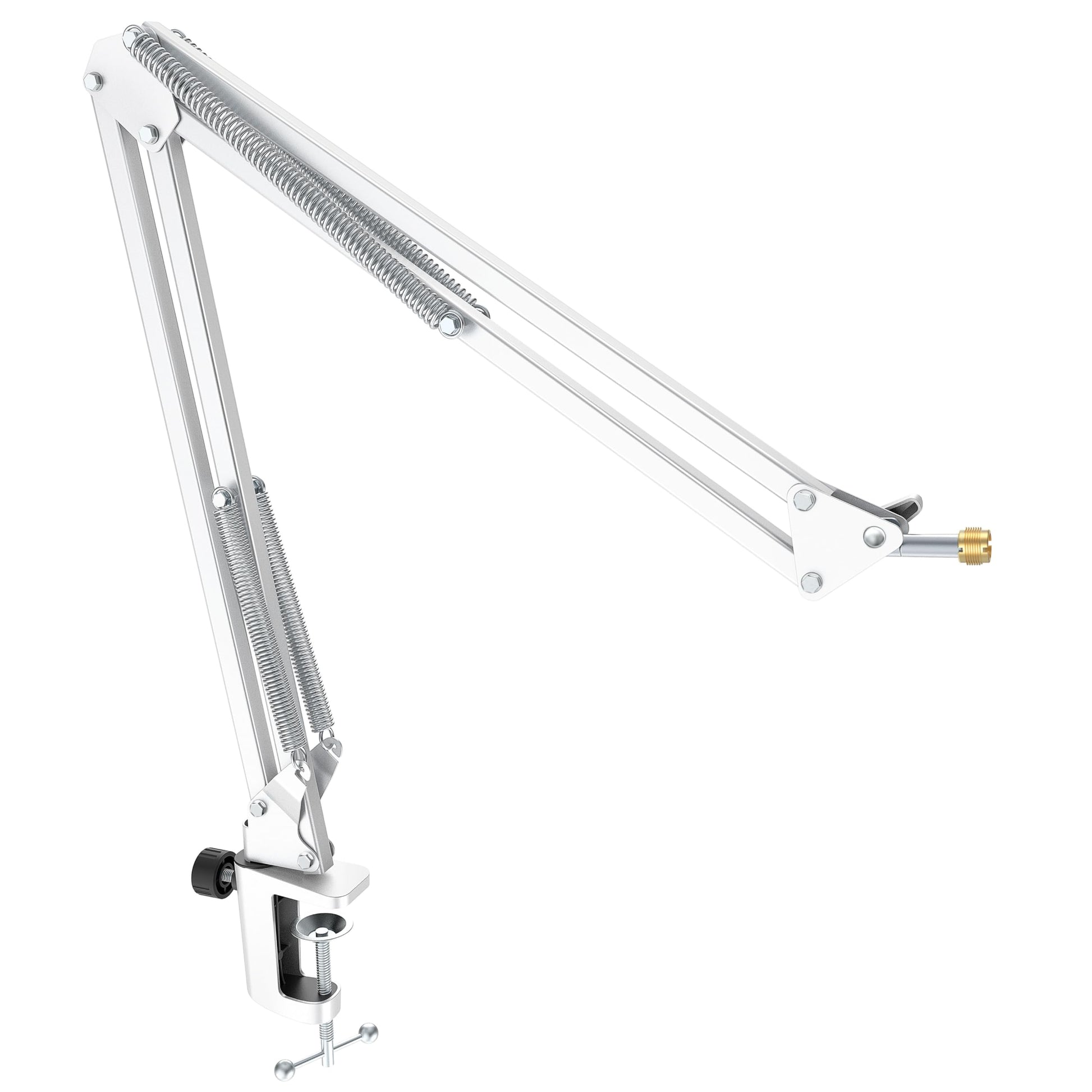 Microphone Arm Stand, FIFINE Suspension Boom Scissor Mic Stand with Heavy Duty Clamp, 3/8" to 5/8" Adapter, for Voice-over, Gaming, Recording, Studio, Home Office (CS1)