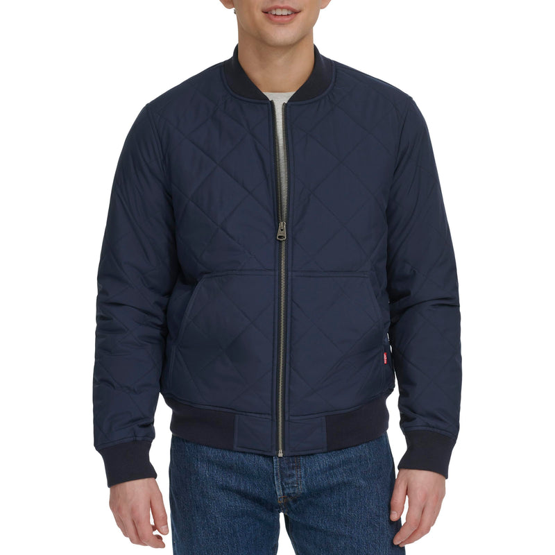 Levi's mens Diamond Quilted Bomber Jacket-84