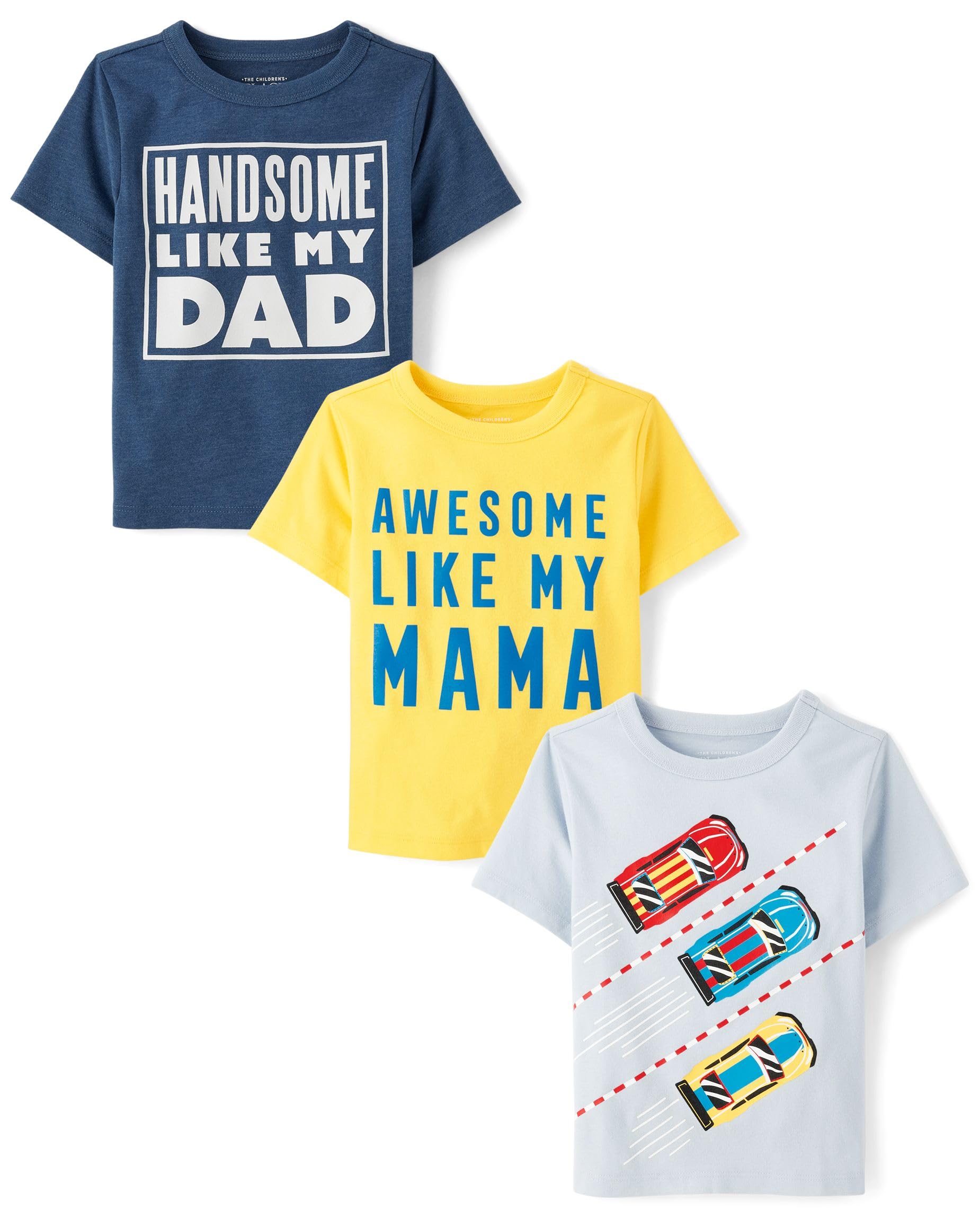 The Children's Place Baby Boys' Graphic T-Shirts (3-Pack)