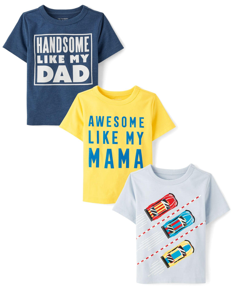 The Children's Place Baby Boys' Graphic T-Shirts (3-Pack)