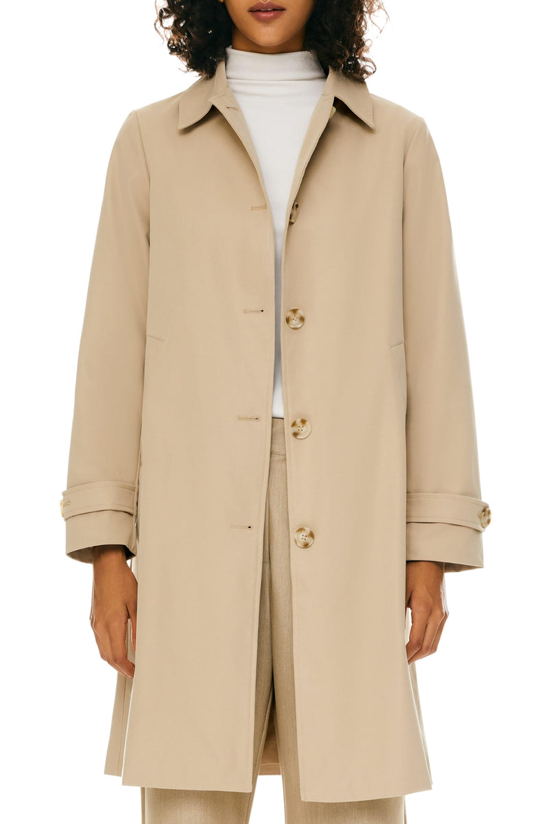 Orolay Women's Single Breasted Trench Coat Mid-Long Classic Lapel
