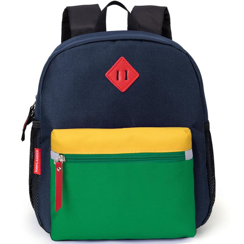 Toddler Kids Backpack for Boys or Girls, Green Blue, 12 Inch
