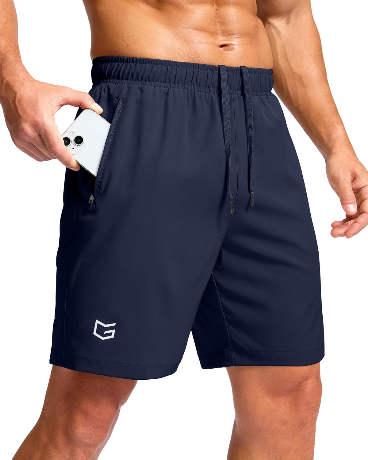 G Gradual Men's Athletic Running Shorts with Zipper Pockets Quick Dry 7"/ 5"/ 9" Workout Gym Shorts for Basketball Hiking-19