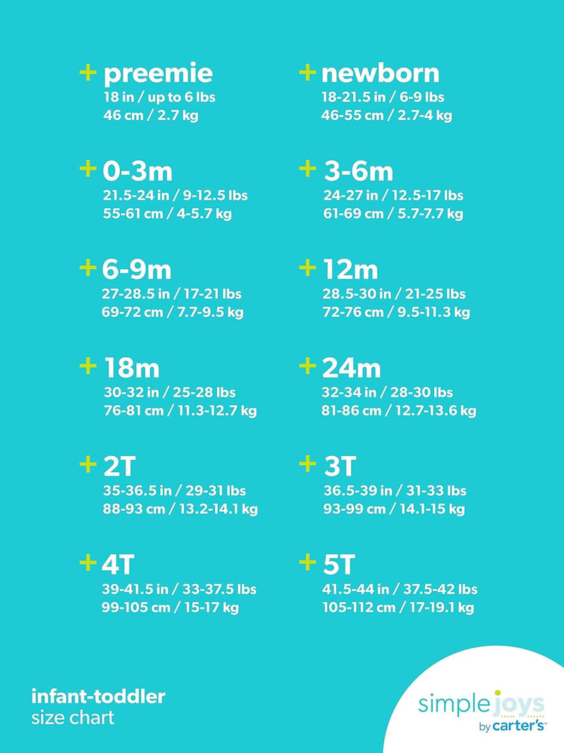 Simple Joys by Carter's Baby-Girls Long-Sleeve Shirts, Pack of 3