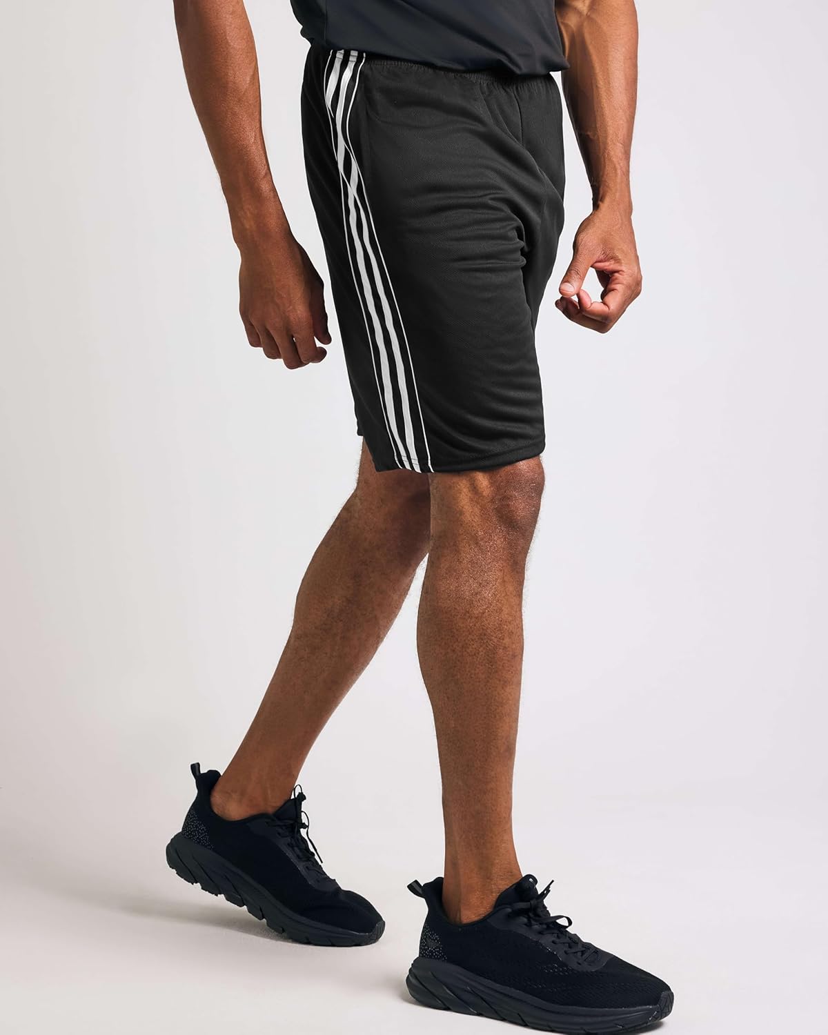 Real Essentials 5 Pack: Men’s 9" Mesh Shorts – Athletic Gym, Workout, Basketball, Running, Casual Lounge Activewear Pockets
