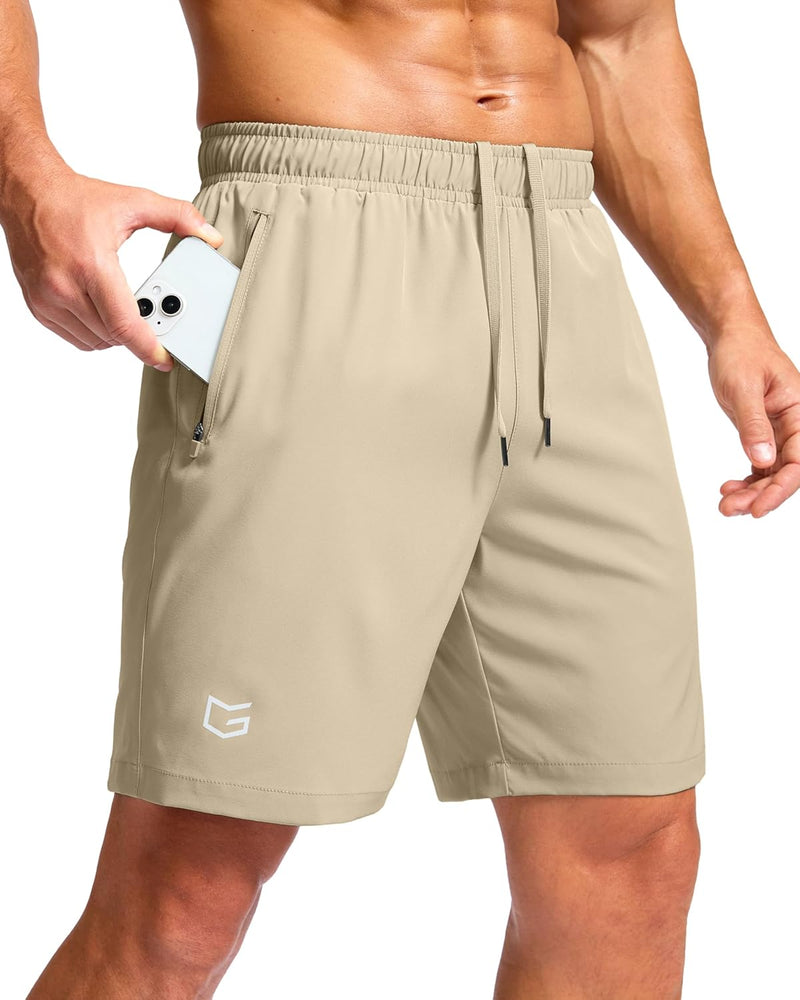 G Gradual Men's Athletic Running Shorts with Zipper Pockets Quick Dry 7"/ 5"/ 9" Workout Gym Shorts for Basketball Hiking-43