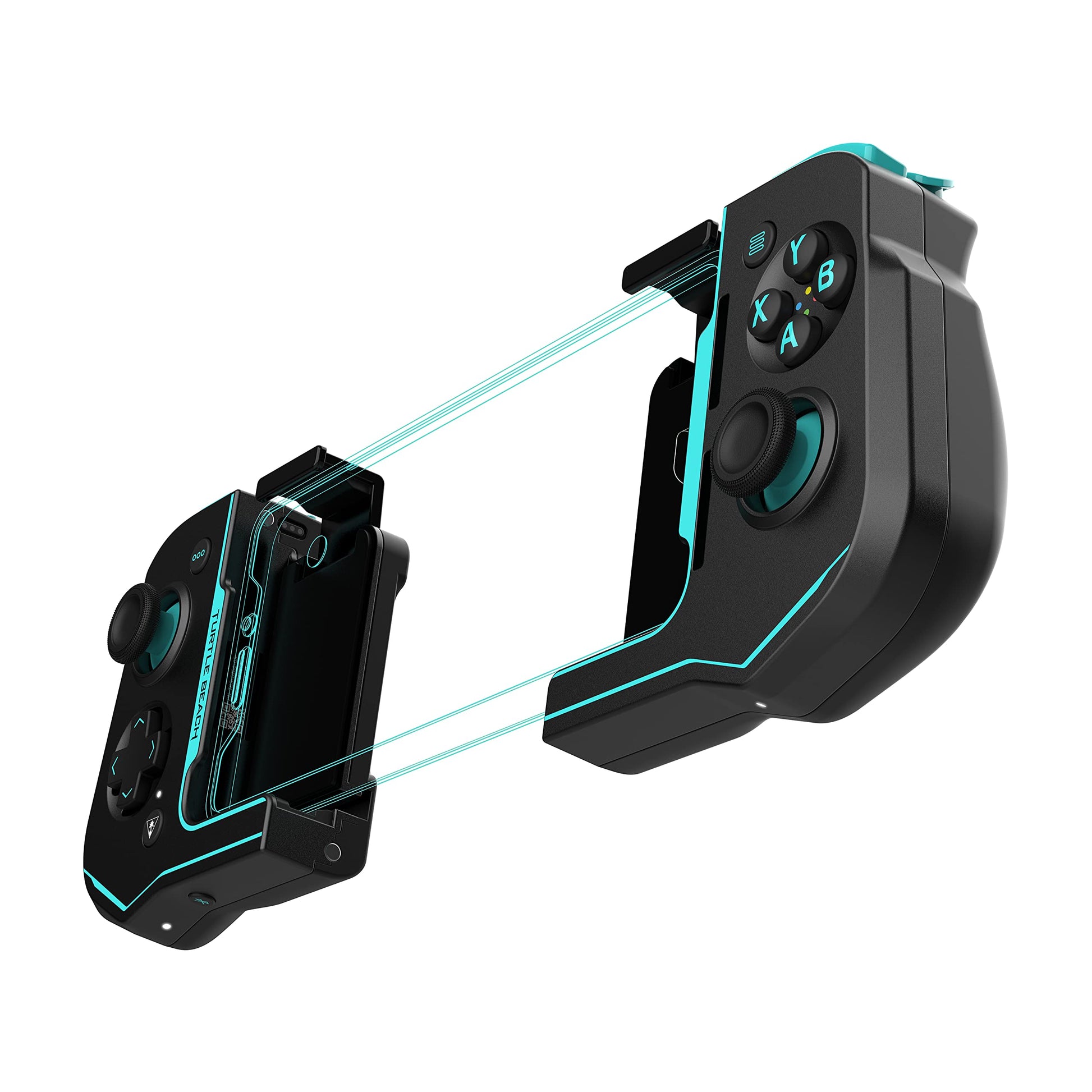 Turtle Beach Atom Mobile Game Controller with Bluetooth for Cloud Gaming on iPhone with Compact Shape, Console Style Controls & Low Latency Bluetooth – Cobalt Blue