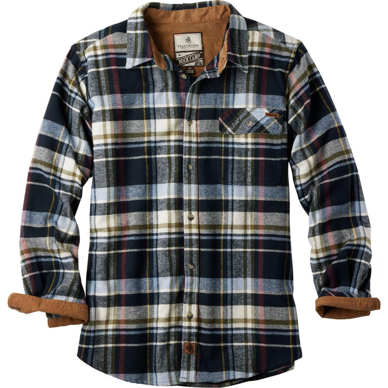 Legendary Whitetails Men's Flannel Shirt Long Sleeve Button Down 100% Cotton-39