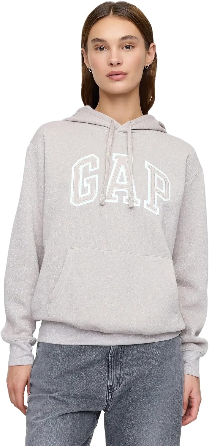 GAP Women's Logo Hoodie Hooded Pull-on Sweatshirt-43