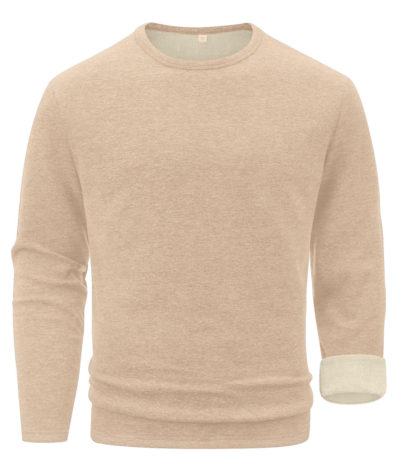 Sailwind Mens Wool Base Layer Long Sleeve Undershirts Crewneck Thermal Shirt-16