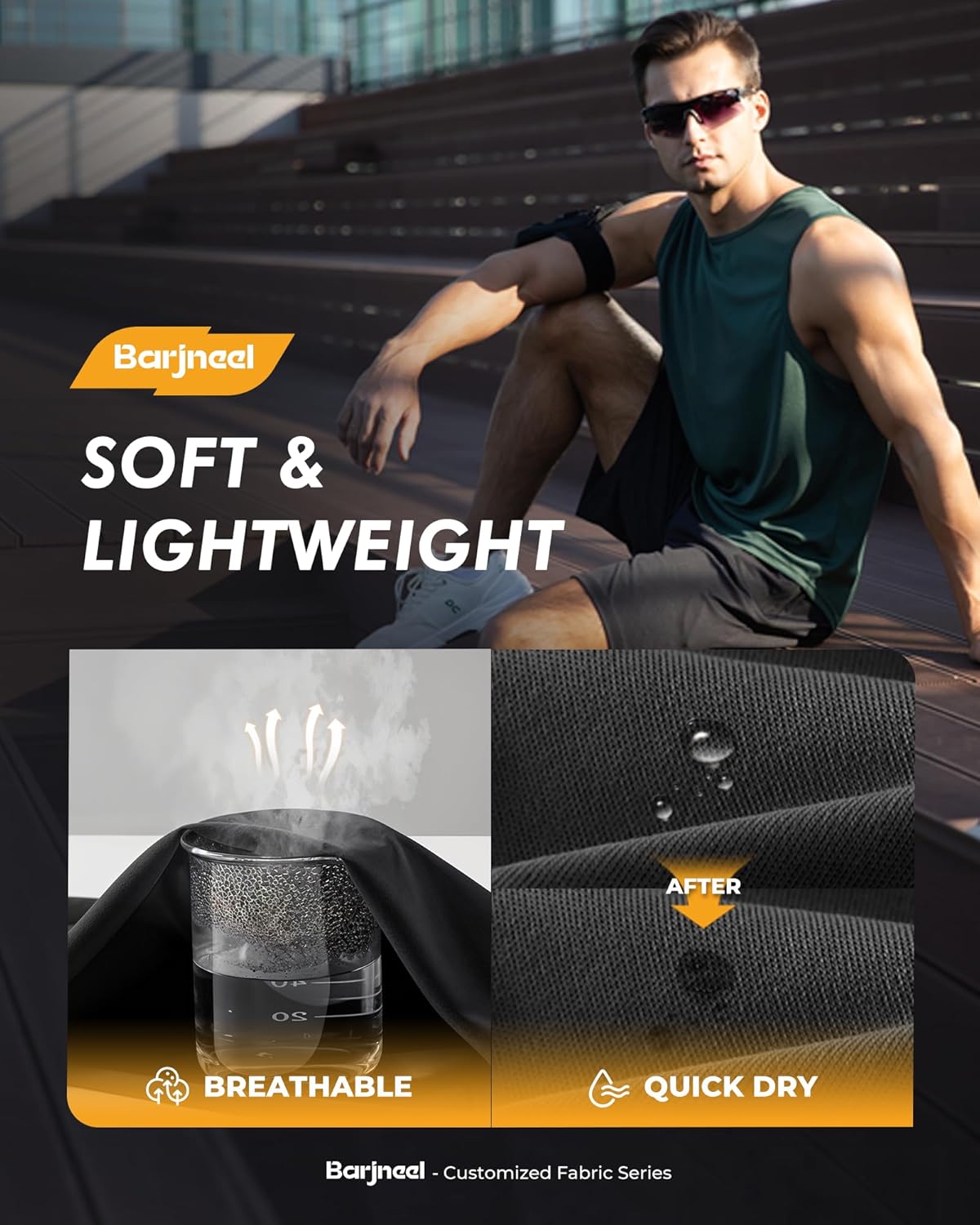 4 Pack Gym Mens Shorts - Basketball Athletic Shorts with Pockets Fitness Clothing Black Workout Quick Dry Shorts