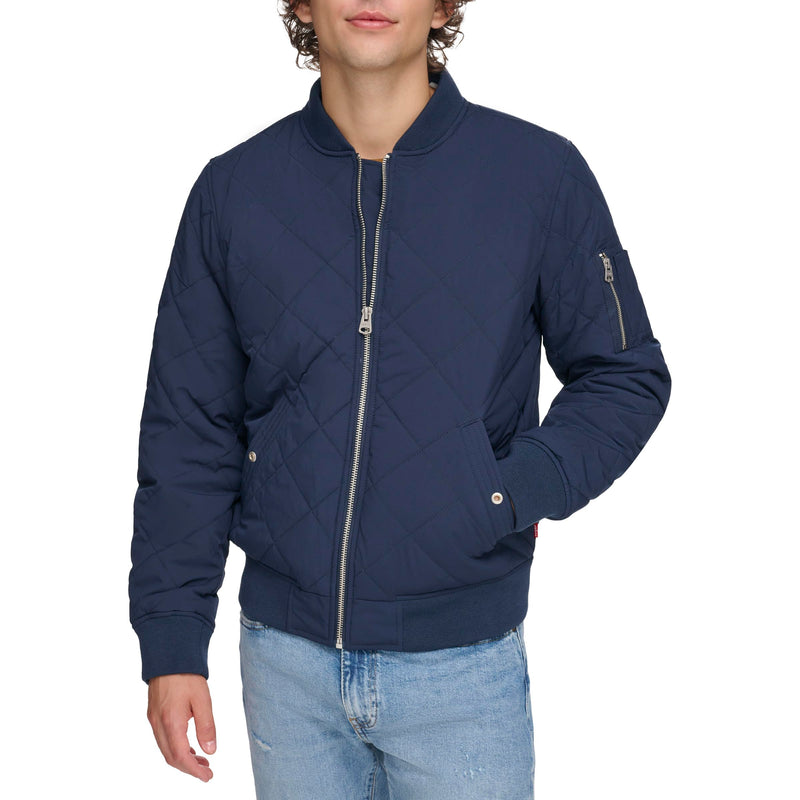 Levi's mens Diamond Quilted Bomber Jacket-15