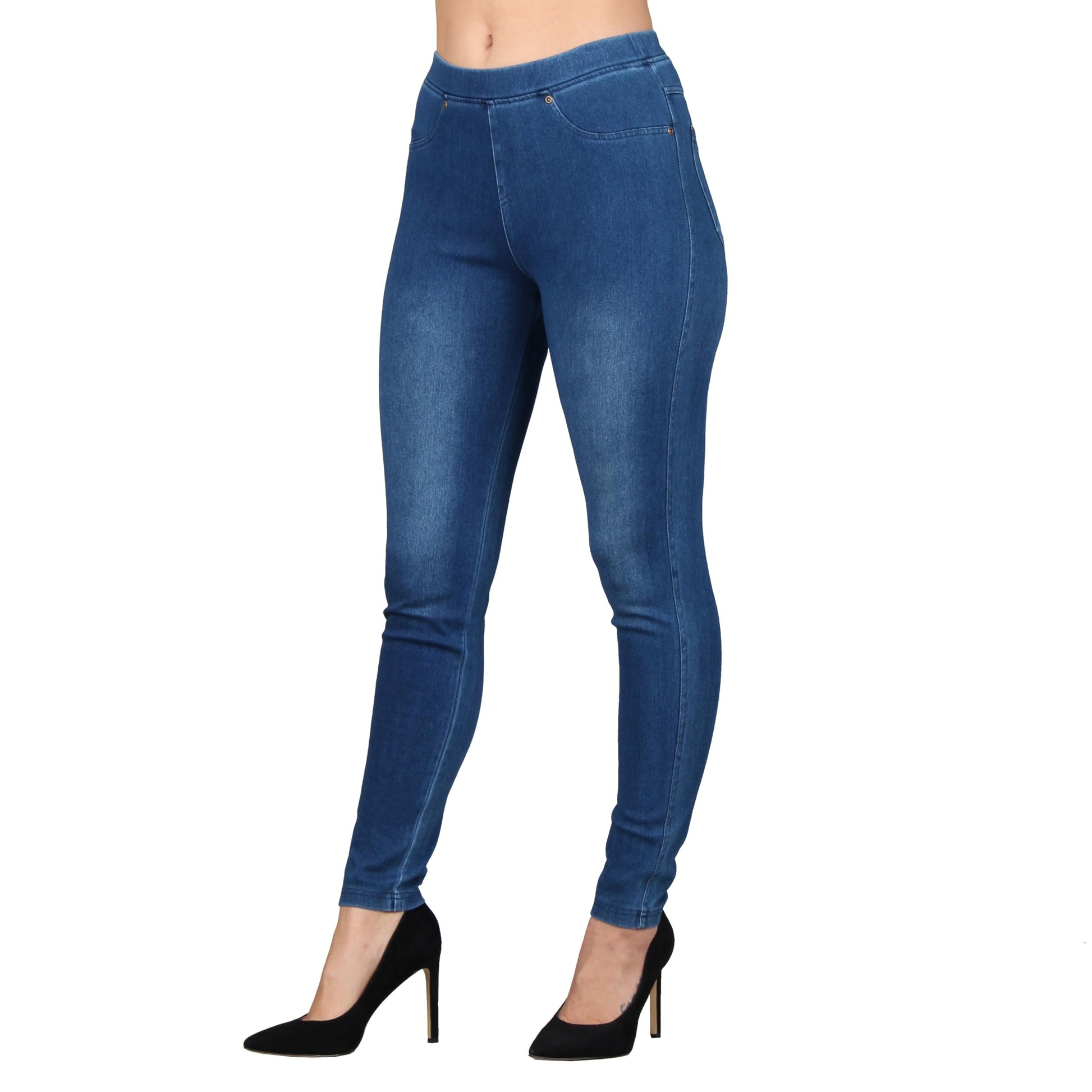 Lildy Women's Denim Jeggings, Stretchable Cotton Blend