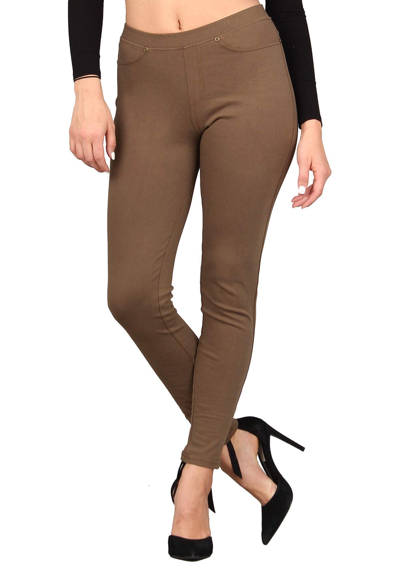 Lildy Women's Denim Jeggings, Stretchable Cotton Blend