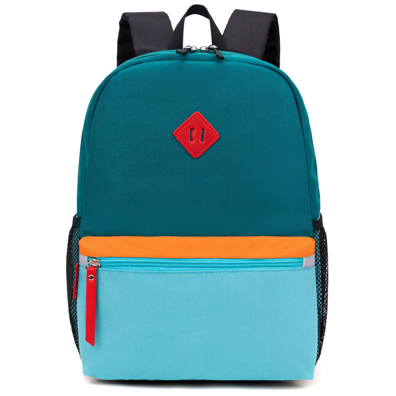 Toddler Kids Backpack for Boys or Girls, Green Blue, 12 Inch
