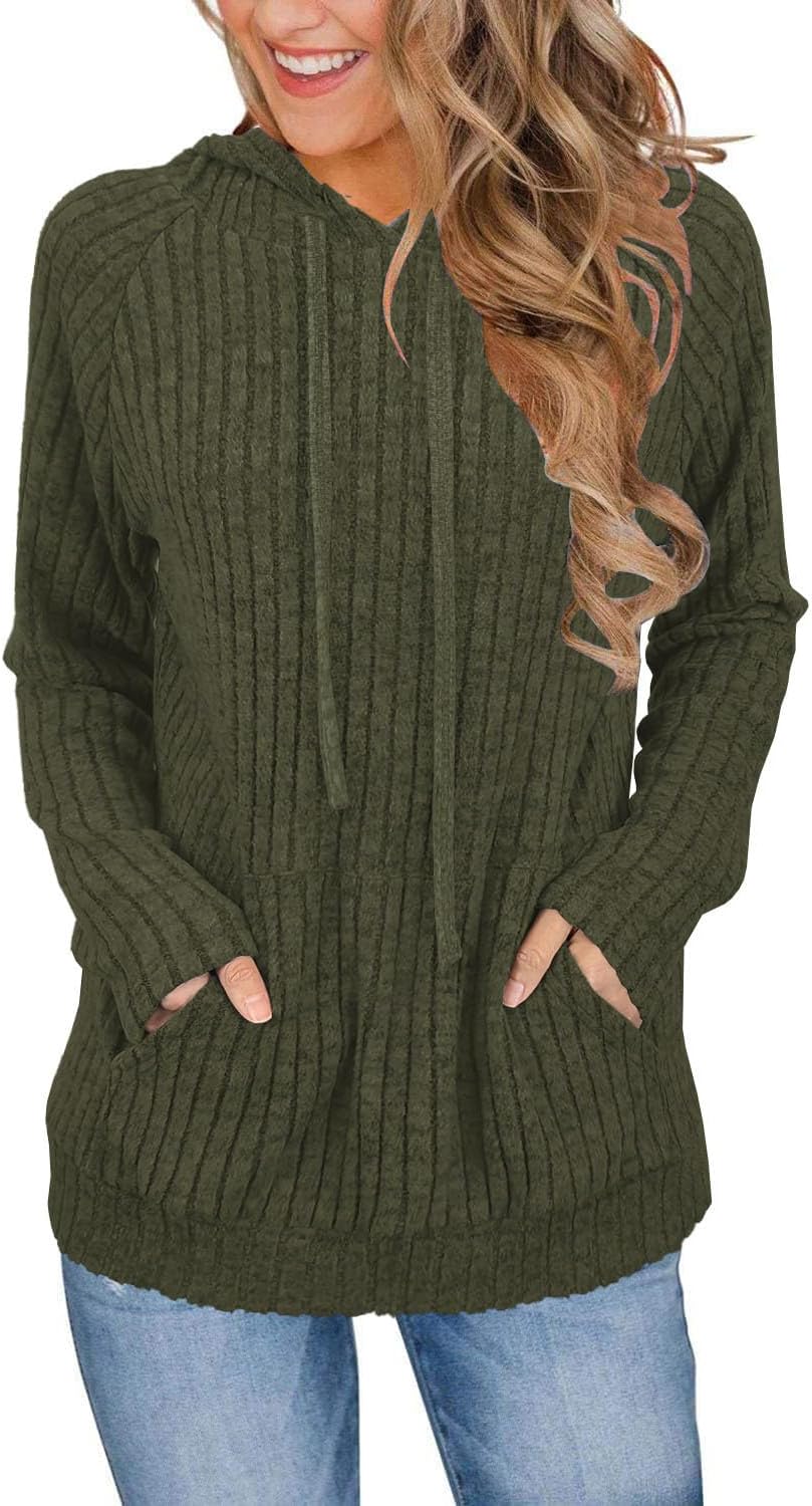 JomeDesign Sweaters for Women Long Sleeve Shirts Fashion Hoodies Pullover Sweatshirts Loose Casual Fall Tops-23