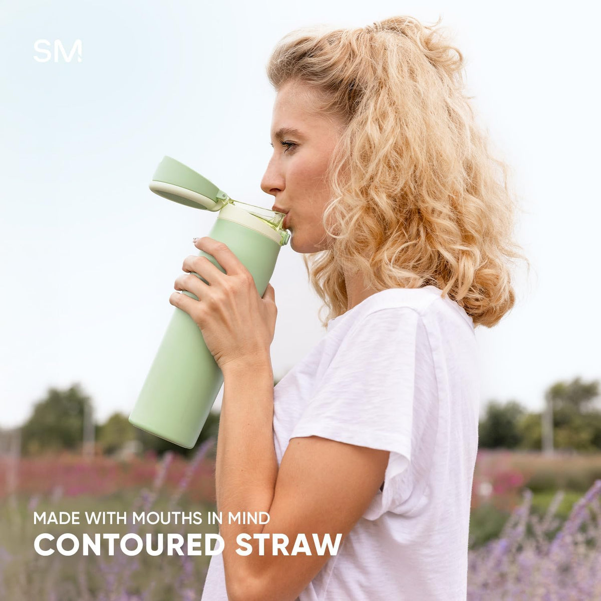 Simple Modern Water Bottle with Straw & Handle | 30oz | Tortoise
