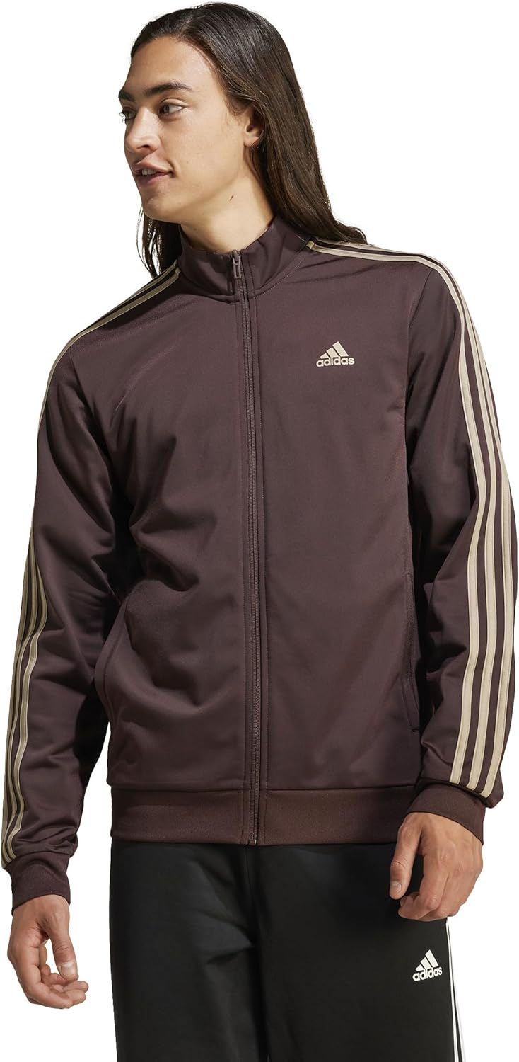 adidas Men's Essentials Warm-up 3-stripes Track Top-34