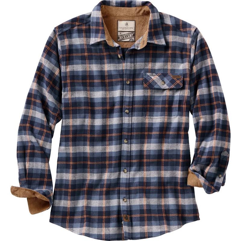 Legendary Whitetails Men's Flannel Shirt Long Sleeve Button Down 100% Cotton-56