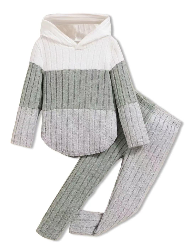 Girls Clothes Fall Girl Outfits 2Pcs Hoodie Pullover Sweatshirt+Pant+Leggings Winter Set for Size 4-8 Years Little Girls