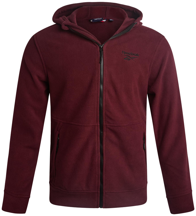 Reebok Mens Fleece Jacket - Lightweight Polar Fleece Zip Up Winter Jackets for Men - Gym Workout Running Outdoor Mens Jacket-13