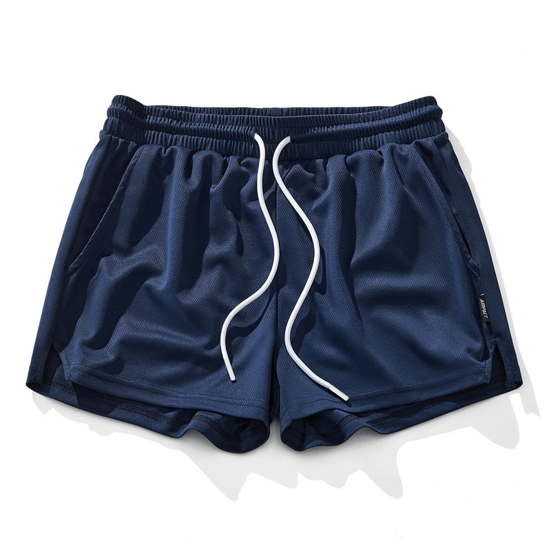 AIMPACT Mens Mesh Running Shorts 3 Inch Quick Dry Lightweight Gym Workout Athletic Shorts for Men with Pockets