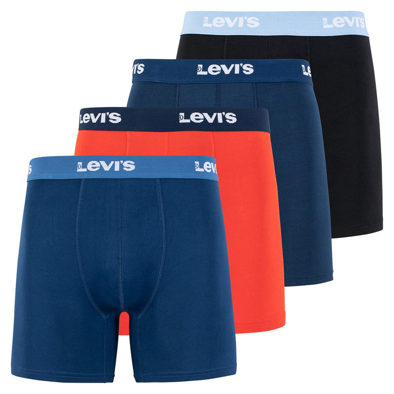 Levi's Mens Underwear Microfiber Boxer Brief for Men Ultra Soft 4 Pack-1