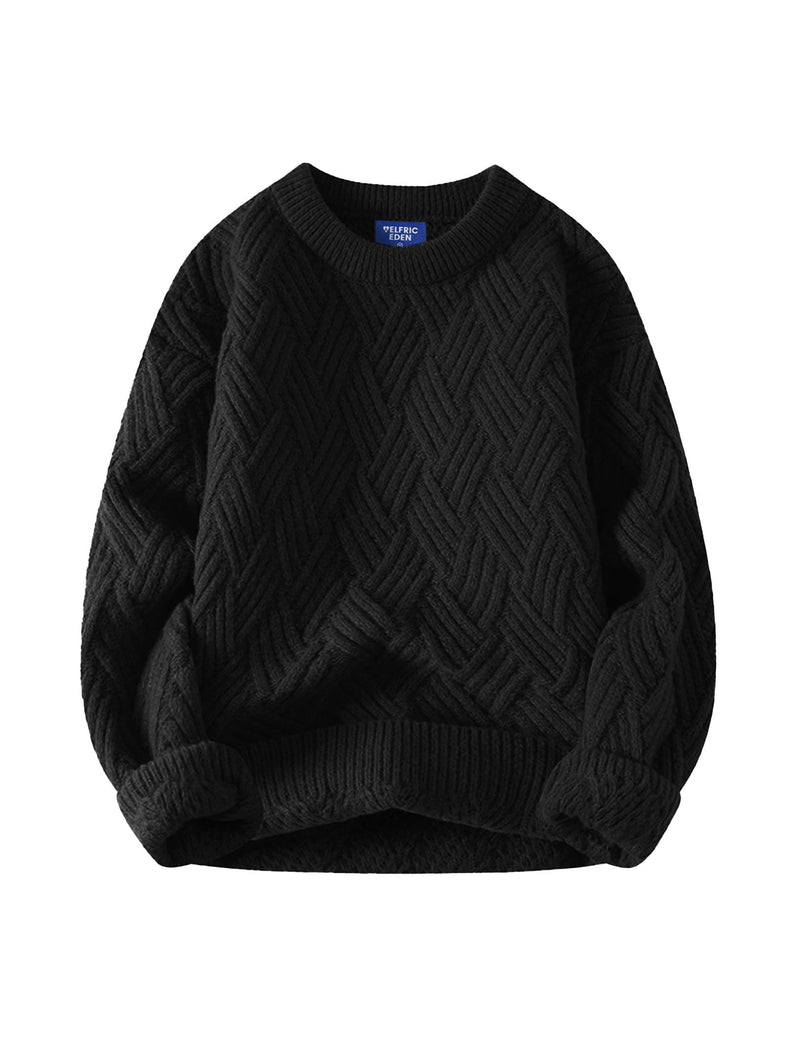 Aelfric Eden Vintage Oversized Sweaters Crewneck Knit Pullover Baggy Loose Casual Cable Sweater 2025 Fall Clothes-21