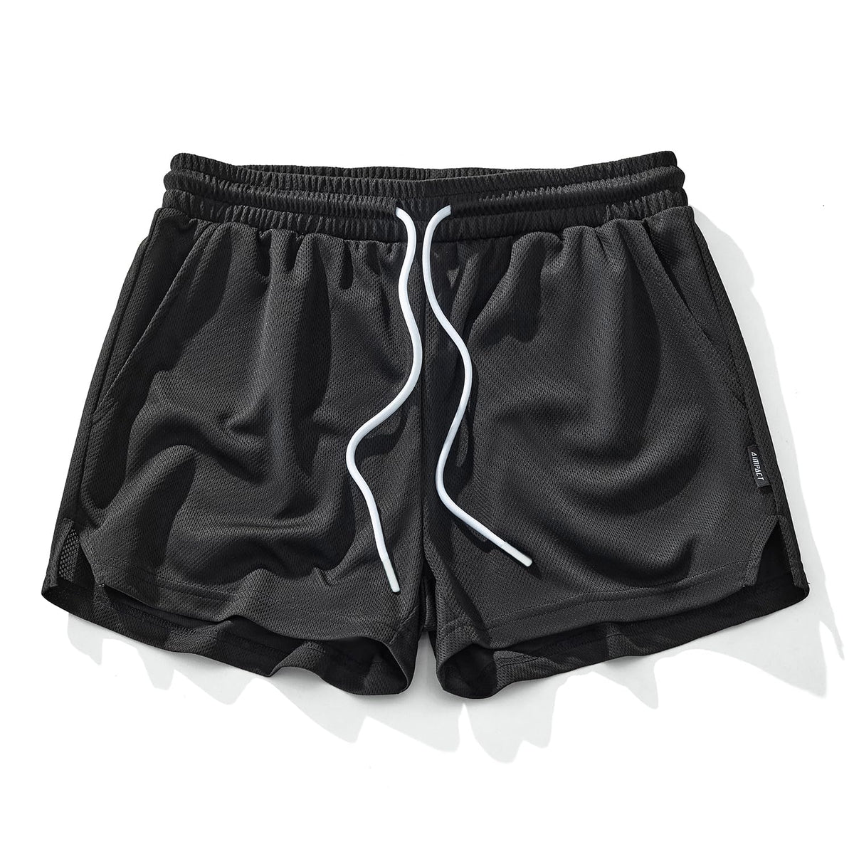 AIMPACT Mens Mesh Running Shorts 3 Inch Quick Dry Lightweight Gym Workout Athletic Shorts for Men with Pockets
