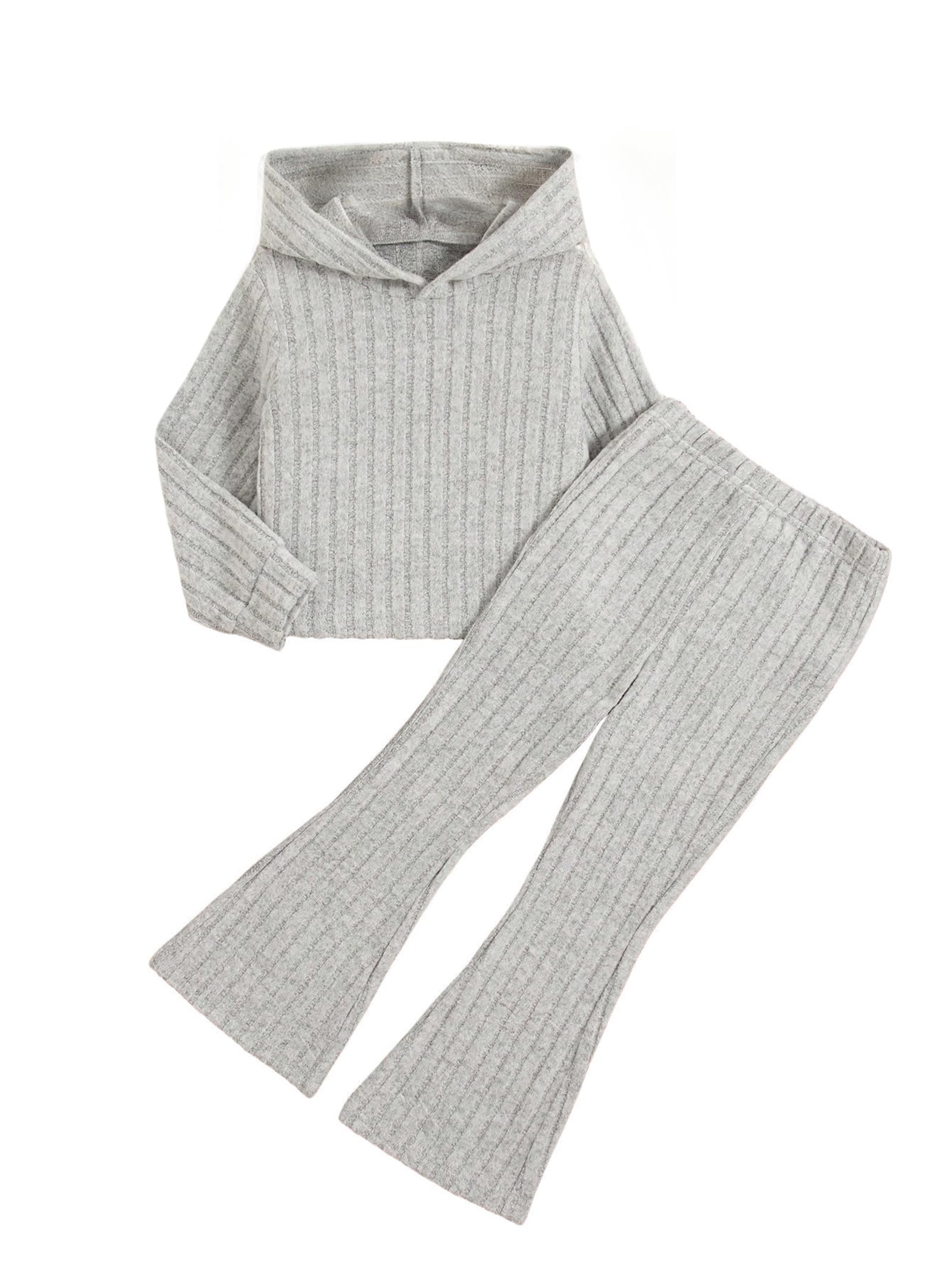 VARMILO Toddler Girl Clothes Sets Fall Warm Sweatshirt Pants Long Sleeve Sweatsuits Winter Outfits Size 2-8 Years